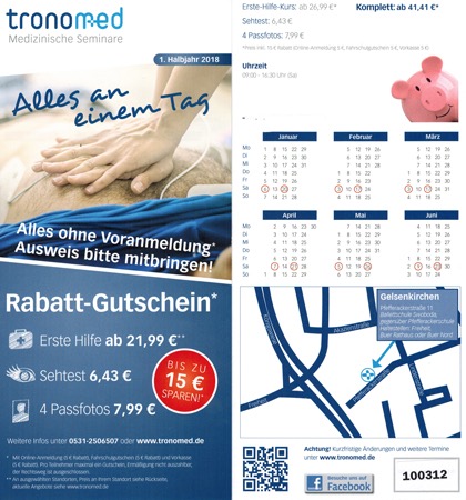 Sehtest - Erste Hilfe